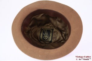 Fedora Stilmar beige brown felt 54,5 (XS)