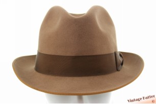 Fedora Stetson Royal beige brown felt 59