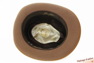 Fedora Stetson Royal beige brown felt 59