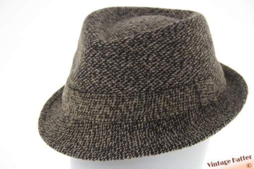 Trilby hoed gemengd lichter bruin 57 [nieuw]