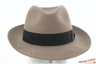 Gleufhoed Mayser City Taupe grijzig beige vilt 59 [nieuw]