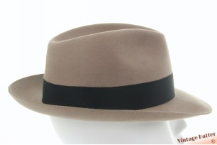 Gleufhoed Mayser City Taupe grijzig beige vilt 59 [nieuw]