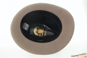 Gleufhoed Mayser City Taupe grijzig beige vilt 59 [nieuw]