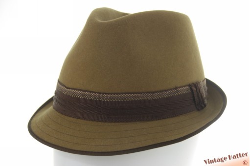 Klassieke trilby Europ Special zacht groen vilt 56 Klassieke trilby Europ Special zacht groen vilt 56