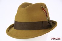 Brixton Gain fedora brass (ocker brown) 58 (M) [New Sample]