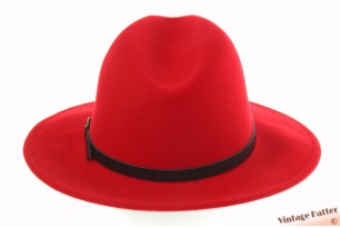 Outdoor gleufhoed rosso waterafstotend rood wolvilt 56-58 [nieuw]