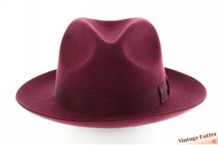 Gleufhoed Christys' Chepstow Maroon bordeaux wolvilt 56 [nieuw]