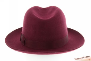 Gleufhoed Christys' Chepstow Maroon bordeaux wolvilt 56 [nieuw]