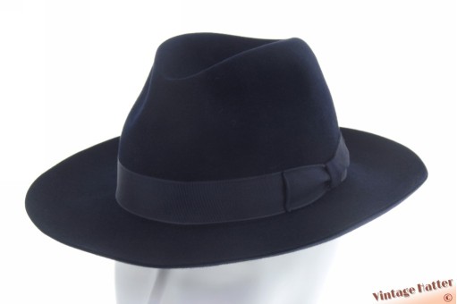 Gleufhoed donker blauw kwaliteitsvilt 56 Gleufhoed donker blauw kwaliteitsvilt 56