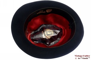 Fedora Wegener dark bue velour 57