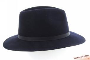 Gleufhoed Angelo Litrico donker blauw vilt 57 [als nieuw]