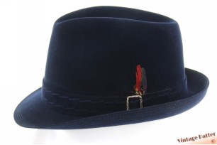 Fedora Mayser Superbe dark blue brushed felt 57,5