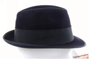 Gleufhoed Wegener donker blauw vilt 57,5