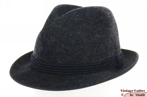 Fedora Wegener dark blue fur felt 56,5