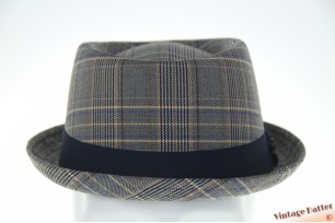 Porkpie Hawkins lichter blauw geruit 59,5 [nieuw]