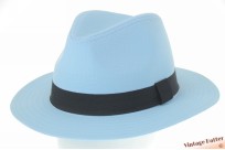 Outdoor fedora light blue cotton 58 [new]