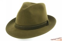 Gleufhoed Hückel groen geborsteld vilt 56,5