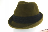 Klassieke jacht trilby Hückel groen velour 56 Klassieke jacht trilby Hückel groen velour 56