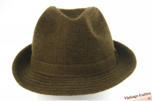 © VintageHatter.com | h-6014-56-8 Gleufhoed Chiné Soleil bosgroen haarvilt 56,5 Gleufhoed Chiné Soleil bosgroen haarvilt 56,5