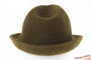 © VintageHatter.com | h-6014-56-8 Gleufhoed Chiné Soleil bosgroen haarvilt 56,5 Gleufhoed Chiné Soleil bosgroen haarvilt 56,5