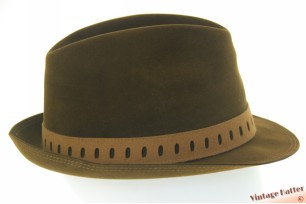 Fedora Stanton green brushed felt 59