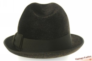 Fedora Kristall greenish brown fur felt 56