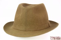 Gleufhoed  Barbisio mosterd groen beige haarvilt 56
