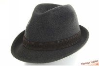 Gleufhoed Lugano gemengd grijs vilt 55,5 (S)