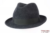 Gleufhoed Merino Extra grijs wolvilt 56