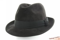 Fedora Regent Loewenhut dark grey velour 57