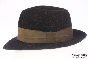 Gleufhoed Rex Mohair donker grijs haarvilt 54 (XS)
