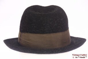 Gleufhoed Rex Mohair donker grijs haarvilt 54 (XS)