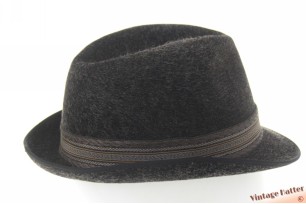 Fedora BestQuality dark grey mixed fur felt 57