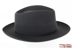 Gleufhoed Stetson donker grijs 61 (XXL) [nieuw]