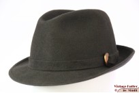 Fedora Cervino grey fur felt 56 Fedora Cervino grey fur felt 56