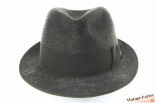 Gleufhoed Indra gemengd grijs vilt 57