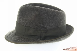 Gleufhoed Indra gemengd grijs vilt 57