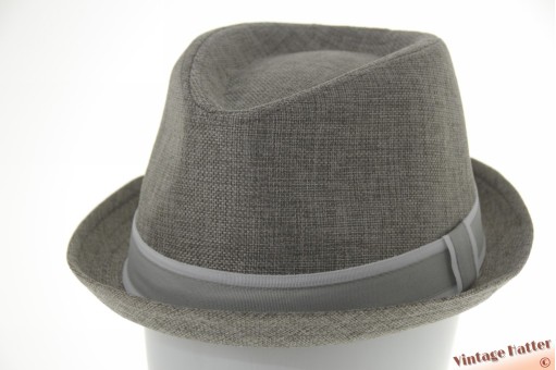 Trilby met opstaande rand Hawkins grijs 59-61 (XL) [nieuw]