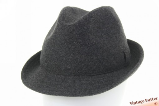 Trilby hat CandA grey woolmix 56