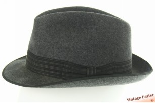 Gleufhoed Bugarach grijs gemengd vilt 55 (S)