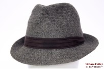 Trilby Indeformabile grey with brown band 57,5 Trilby Indeformabile grey with brown band 57,5