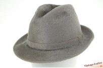 Fedora Panizza DeLuxe silvergrey soft fur felt 57