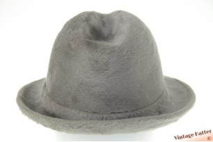 Fedora Panizza DeLuxe silvergrey soft fur felt 57