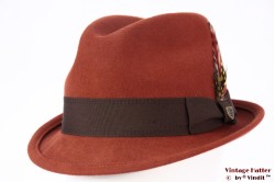 Brixton Gain fedora picante (red brown) 58 (M) [New Sample]