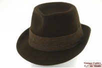 Gleufhoed Scott & Co. groening bruin haarvilt 56 Gleufhoed Scott & Co. groening bruin haarvilt 56