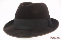 Gleufhoed Rockel Chamois donker bruin velour 55,5 (S) Gleufhoed Rockel Chamois donker bruin velour 55,5 (S)