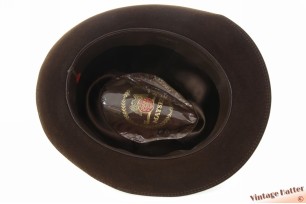 Fedora Mayser dark brown brushed felt 59