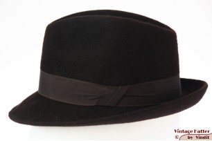 Fedora Sportivo dark brown felt 54 (XS)