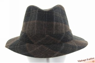 Gleufhoed BestQuality bruin en zwart wolmix 59 [nieuw]