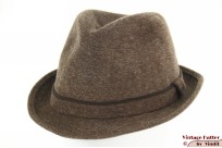 Fedora Duett beige brown fur felt 58,5
